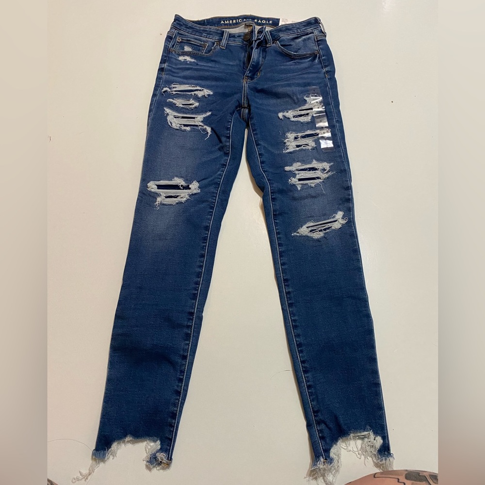 American Eagle Women’s Size 8 Regular Jeans - Hi Rise Jeggings - Soft Knit